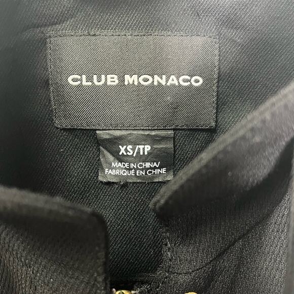 Club Monaco black Vest size extra small - Picture 3 of 3